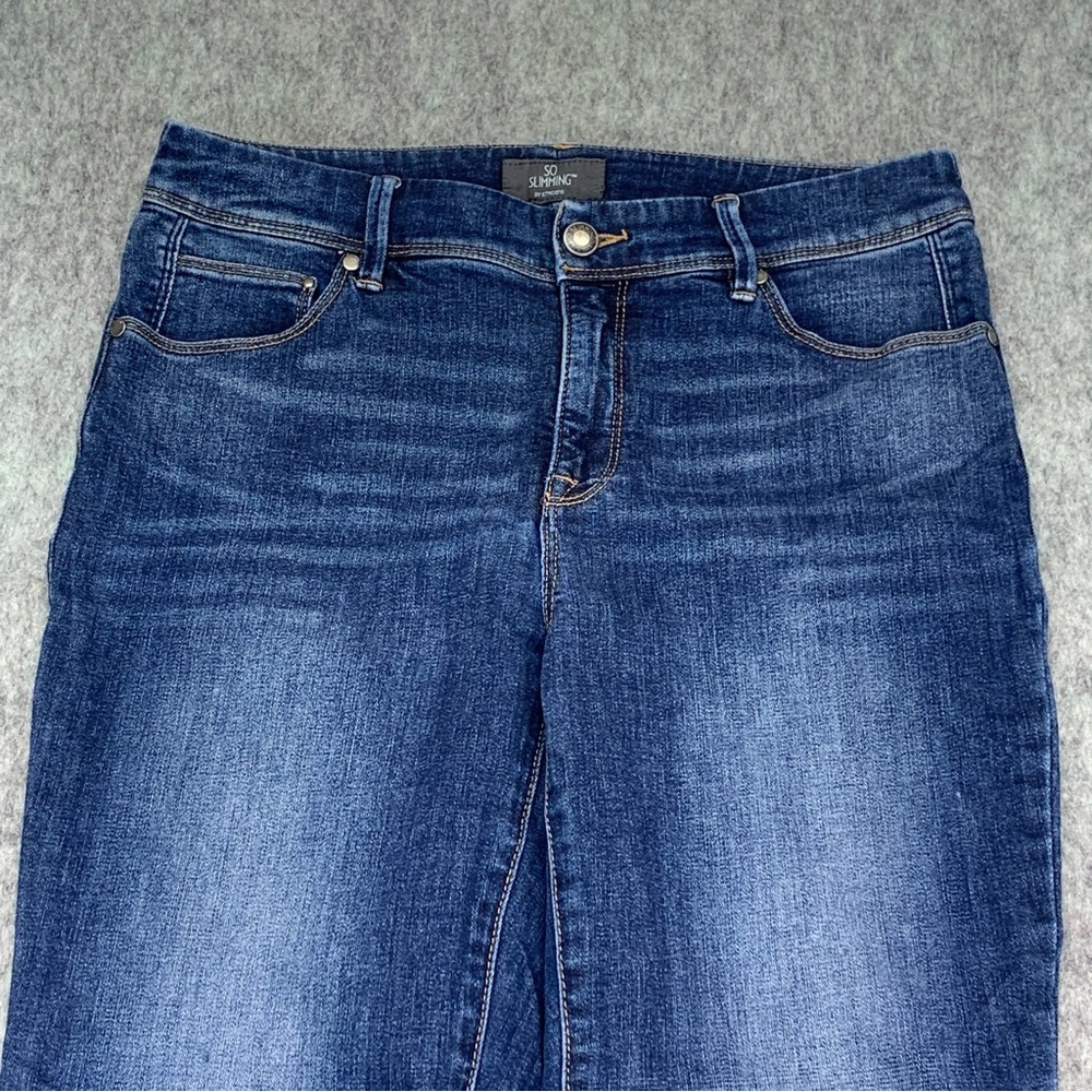 Chicos So Slimming Slim Crop Leg Jeans Women's Medium Wash Denim - Size 6 (0.5) - Picture 3 of 14